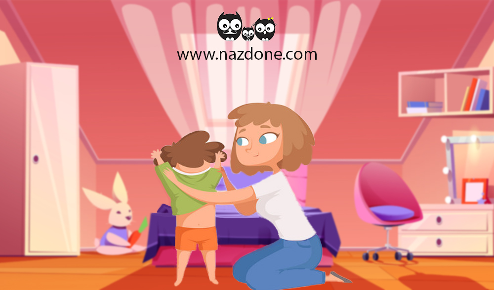 مقاومت کودک در لباس پوشیدن